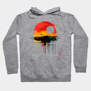 Abstract landscape multicolor scene Hoodie